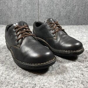 Born Oxford Shoes Womens 9 Black Leather Lace Up Comfort W31300